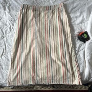 Madewell Striped Midi Skirt